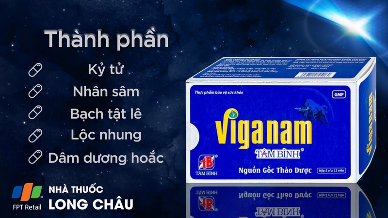 Viên uống Viganam Tâm Bình 60 viên 1