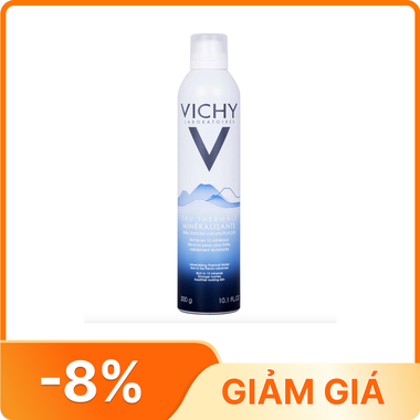 Xịt khoáng Vichy Eau Thermale Mineralizing Thermal Water giúp cấp ẩm, dịu da và cân bằng độ pH (300ml)