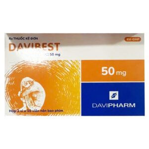 Thuốc Davibest 50mg Davipharm làm giảm triệu chứng của tất cả các dạng trầm cảm (30 viên)